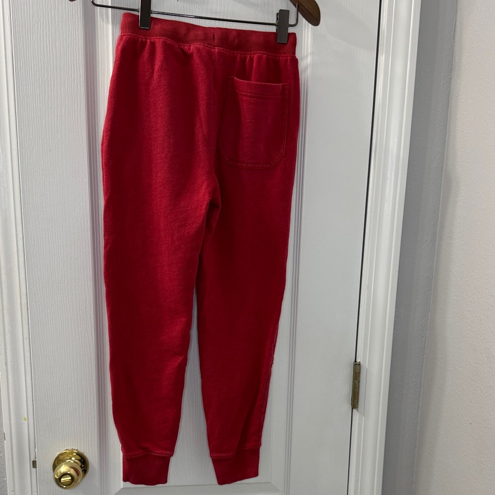 Hanna Andersson Red Kids Jogger Pants - Picture 7 of 8